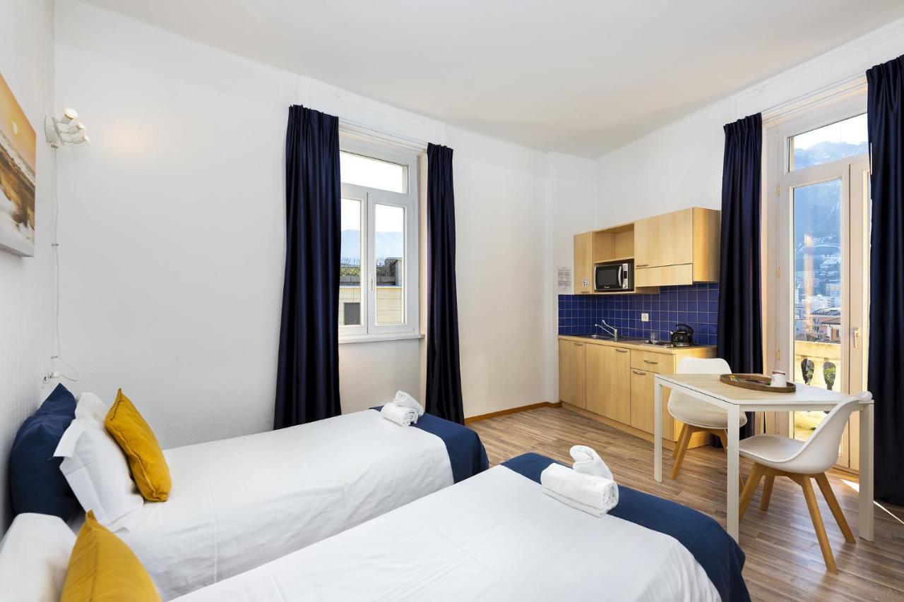Guesthouse Lugano Apartments By Lr ภายนอก รูปภาพ
